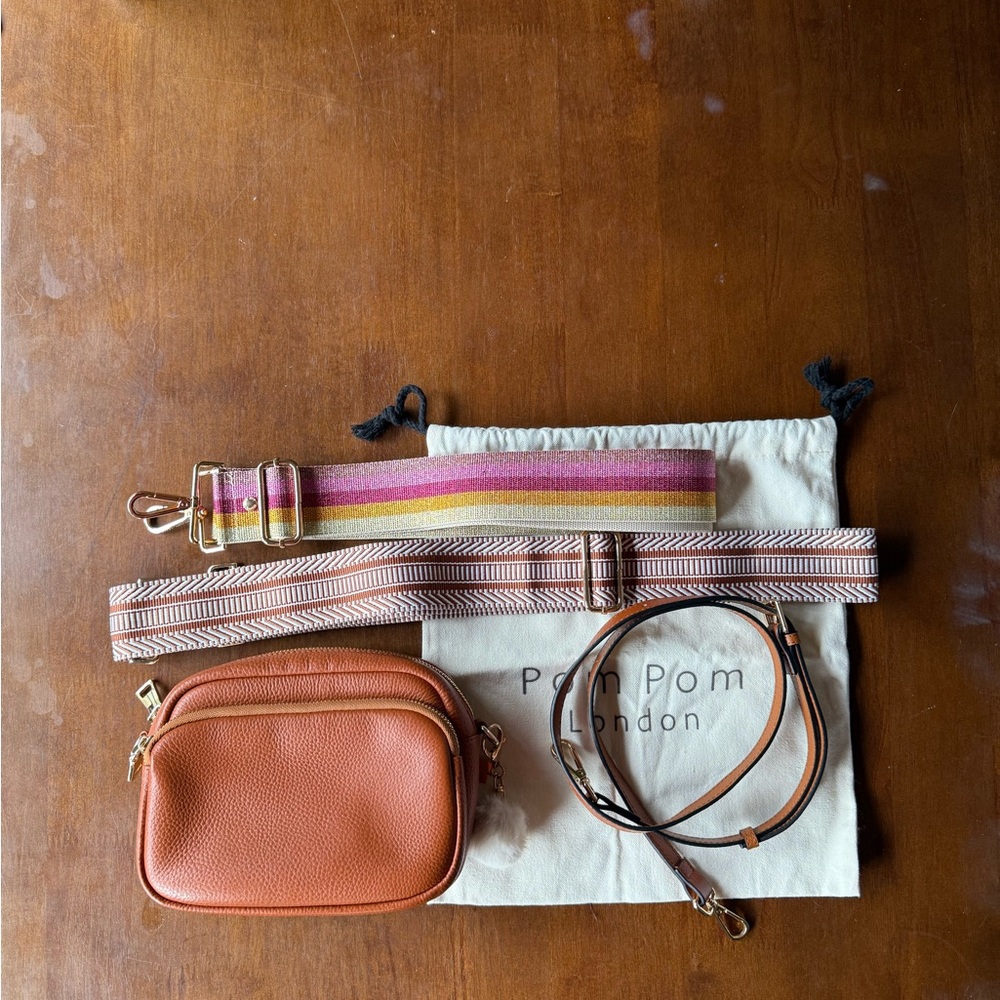 Pom Pom London Crossbody Bag